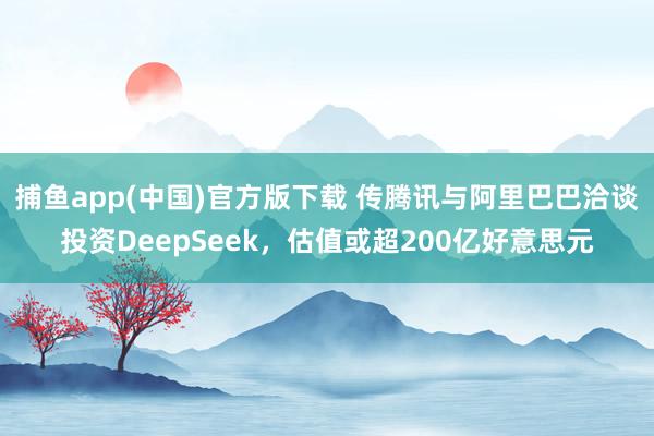 捕鱼app(中国)官方版下载 传腾讯与阿里巴巴洽谈投资DeepSeek，估值或超200亿好意思元